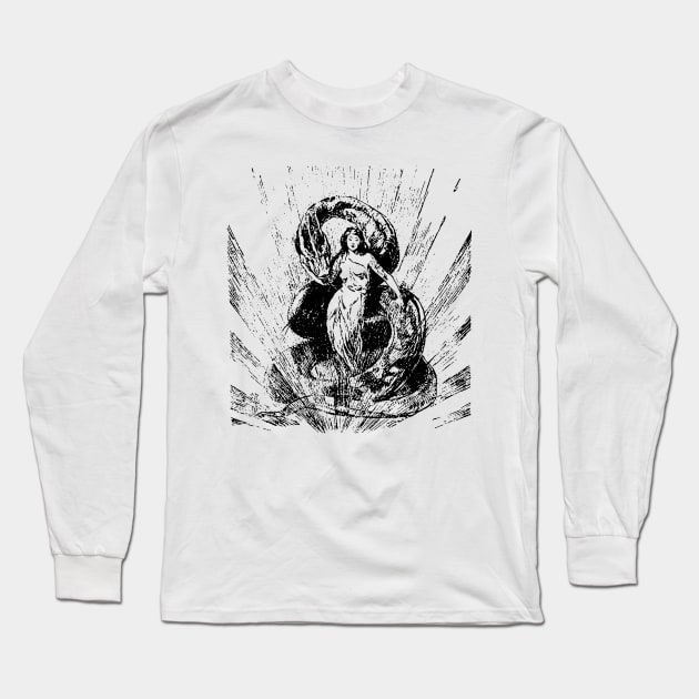 SERPENT SISTER Long Sleeve T-Shirt by TheCosmicTradingPost